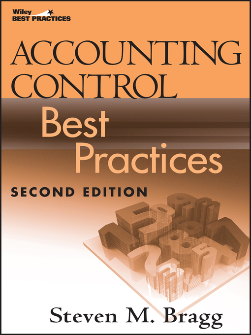 Title details for Accounting Control Best Practices by Steven M. Bragg - Available